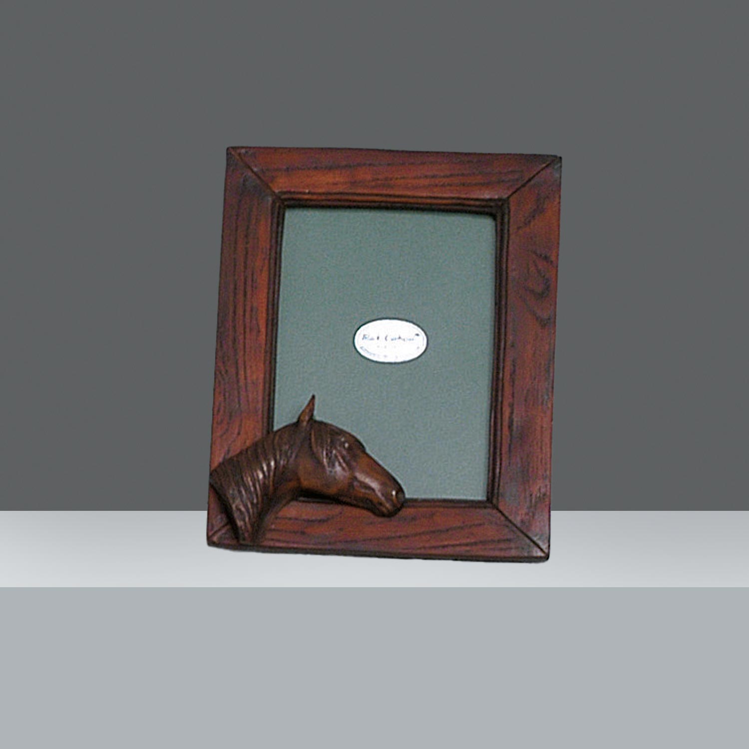MARCO CON APLIQUE CABALLO 13 x 18 cm