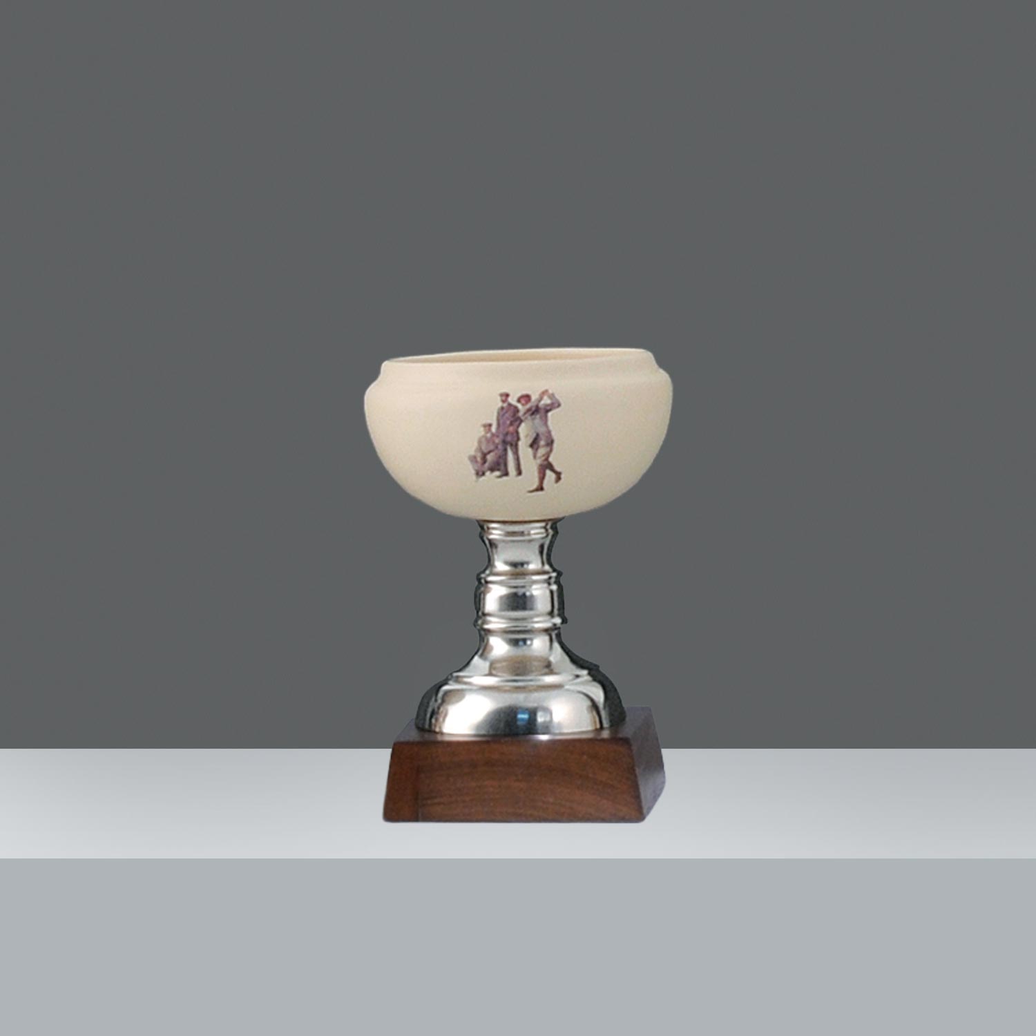 COPON JUGADORES ANTIGUOS CERAMICA PIE SCOTCH Nº4 h. 19 cm