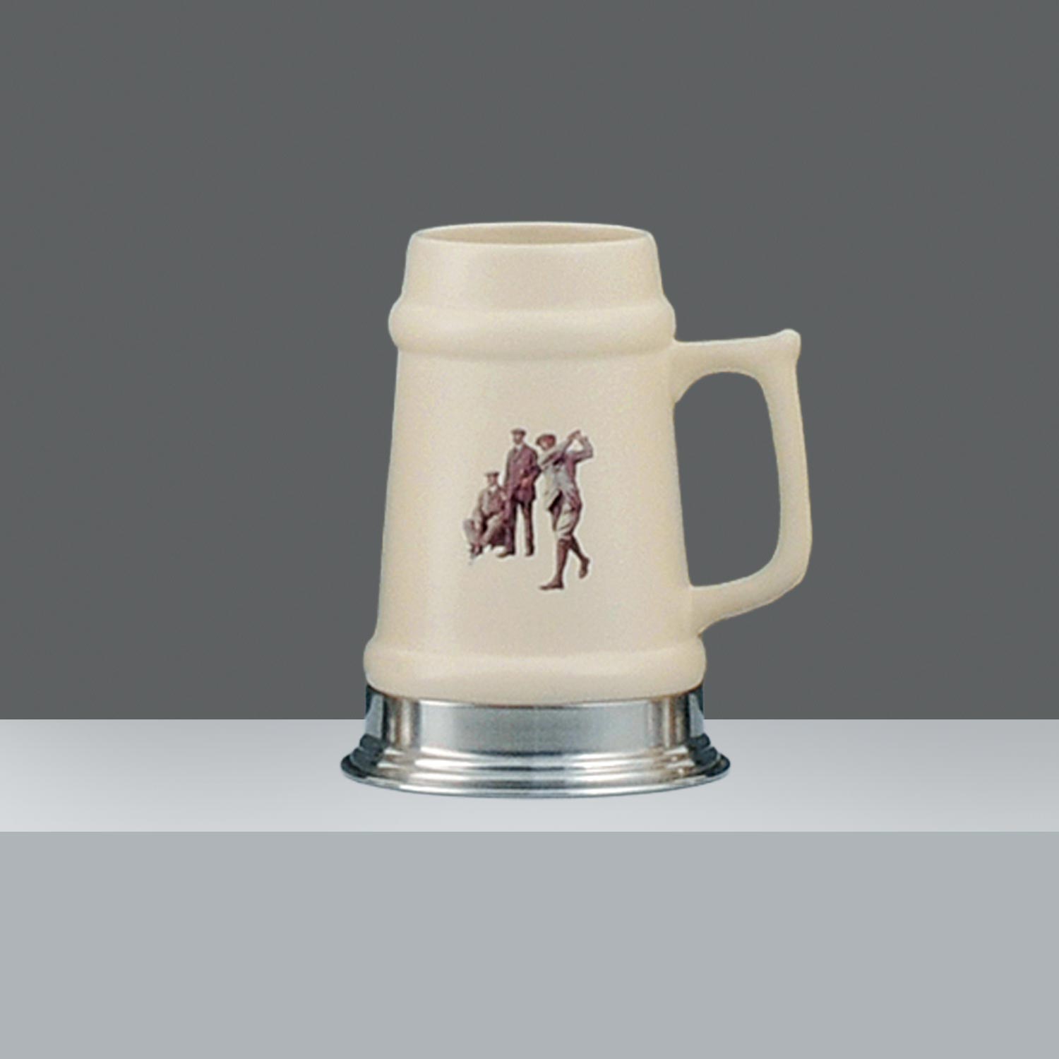 JARRO CERVEZA CERAMICA JUGADORES ANTIGUOS  h.