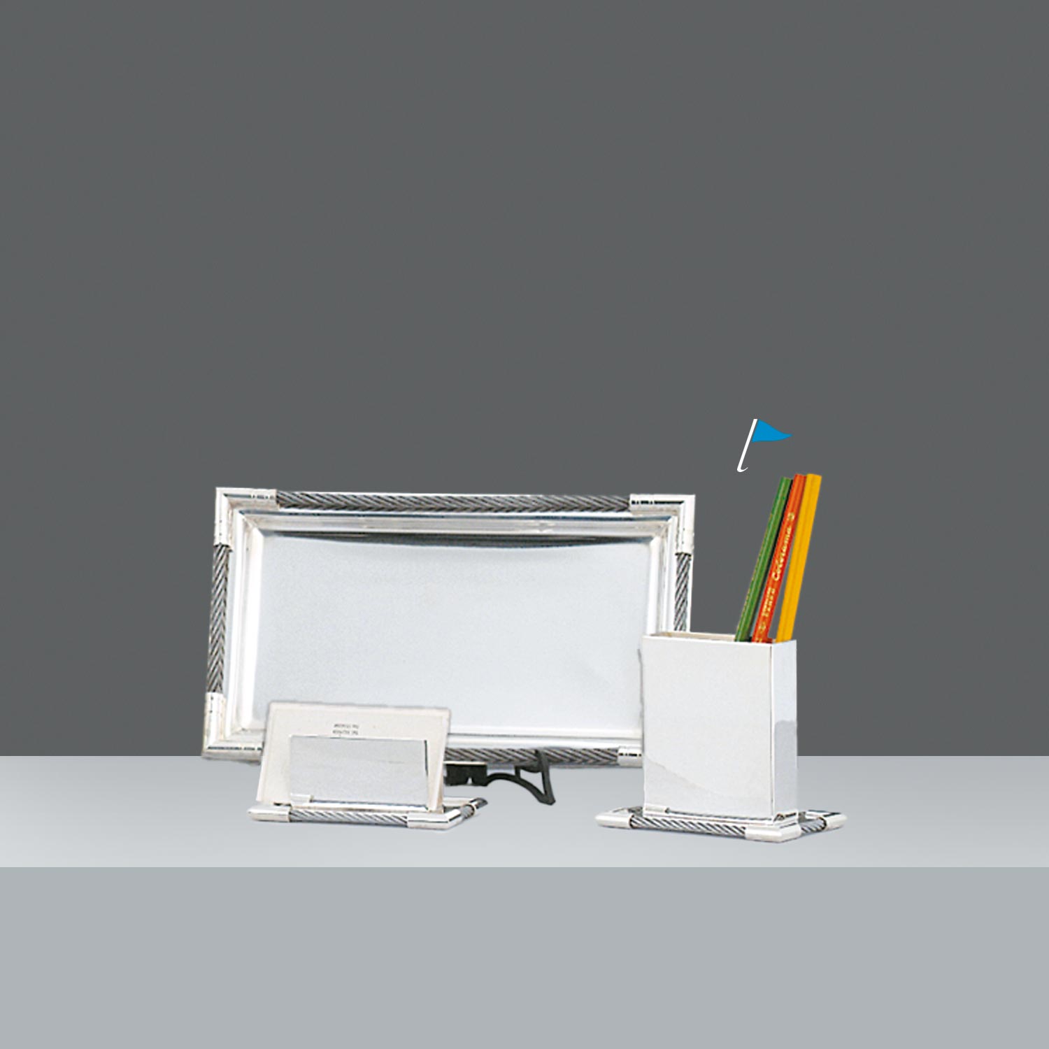LAPICERO C/ACERO h.9.5cm