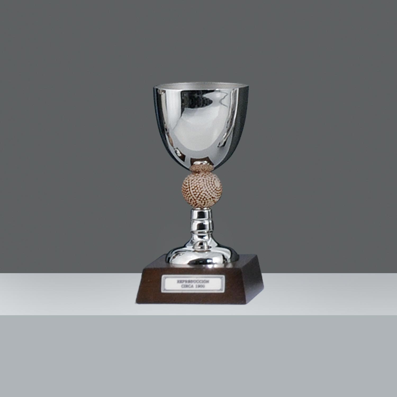 COPA CLASICA LISA PELOTA RESINA Nº5 h.16.5cm