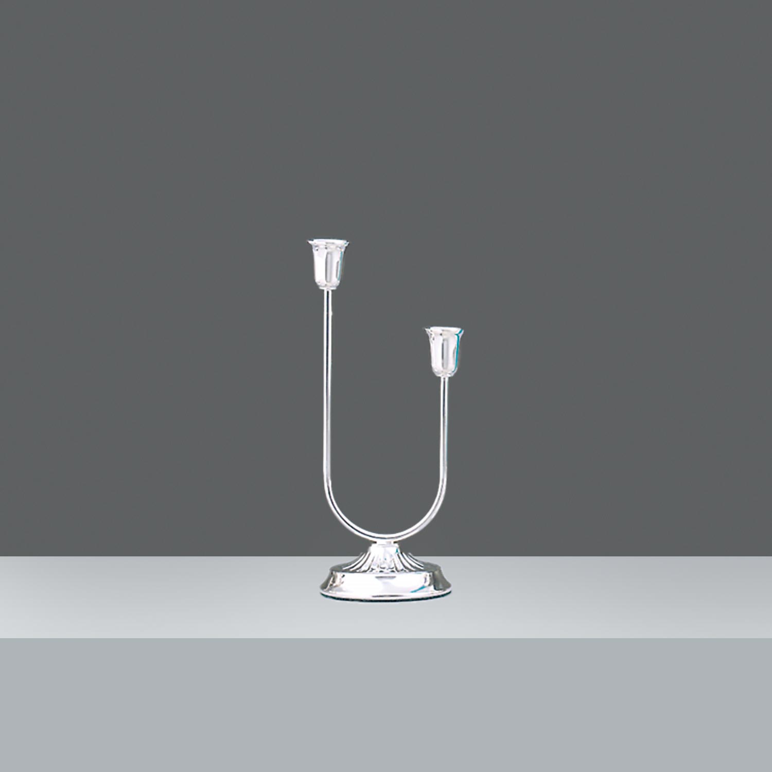 CANDELABRO DOS VELAS CINC. h.26cm