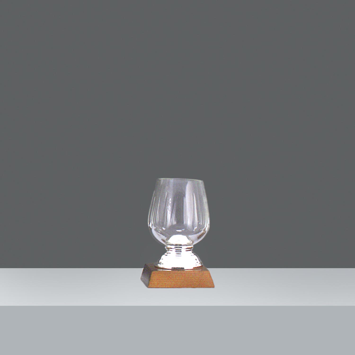 COPA CRISTAL ITALIA BAJA Nº2 h.13.8cm