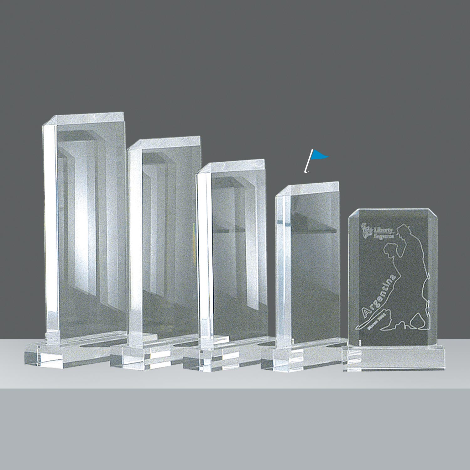 ACRILICO RECTANGULAR Nro 2  25 x 15 cm