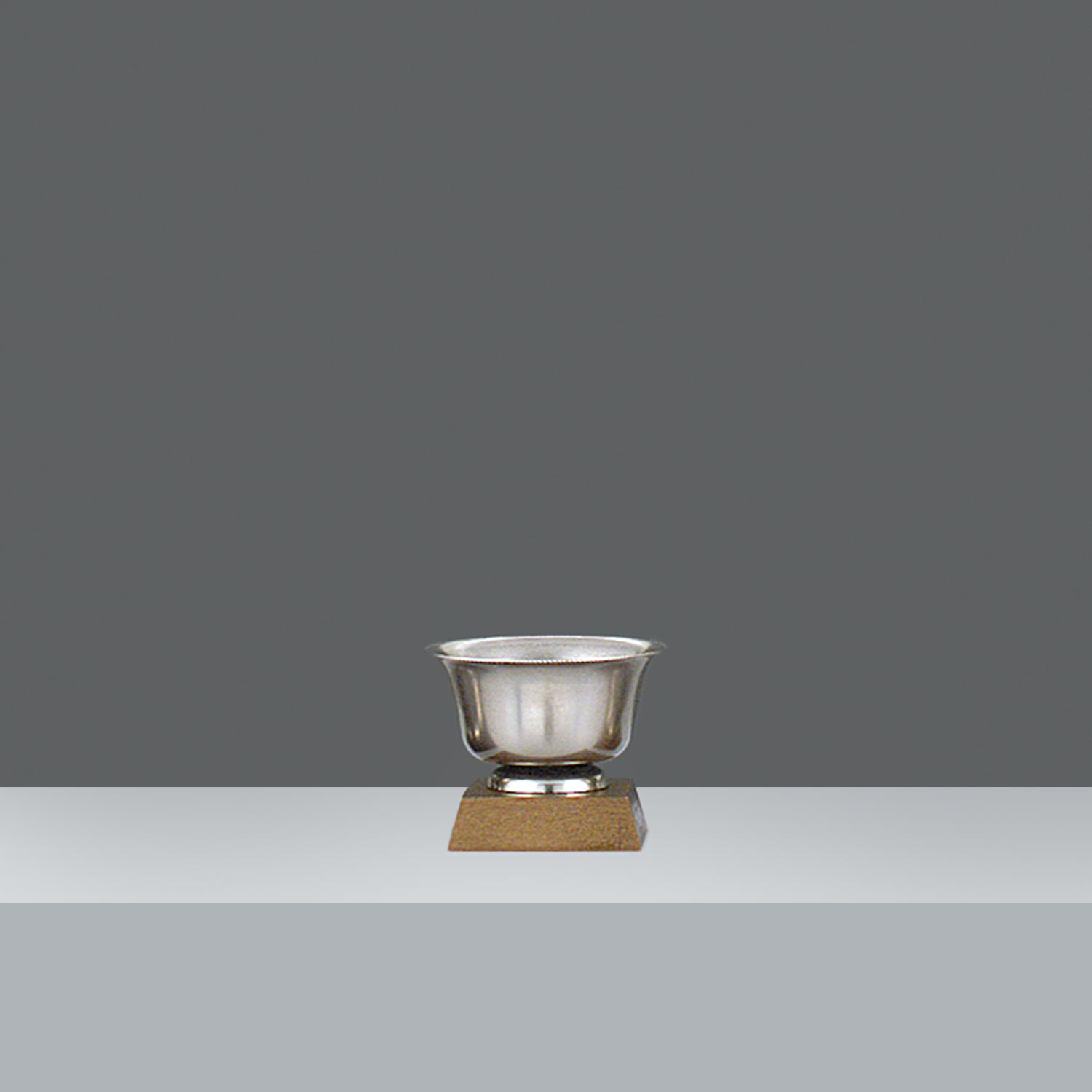 BOWLS LISO Nº2  h.8.8 ø 10cm - OLD SILVER