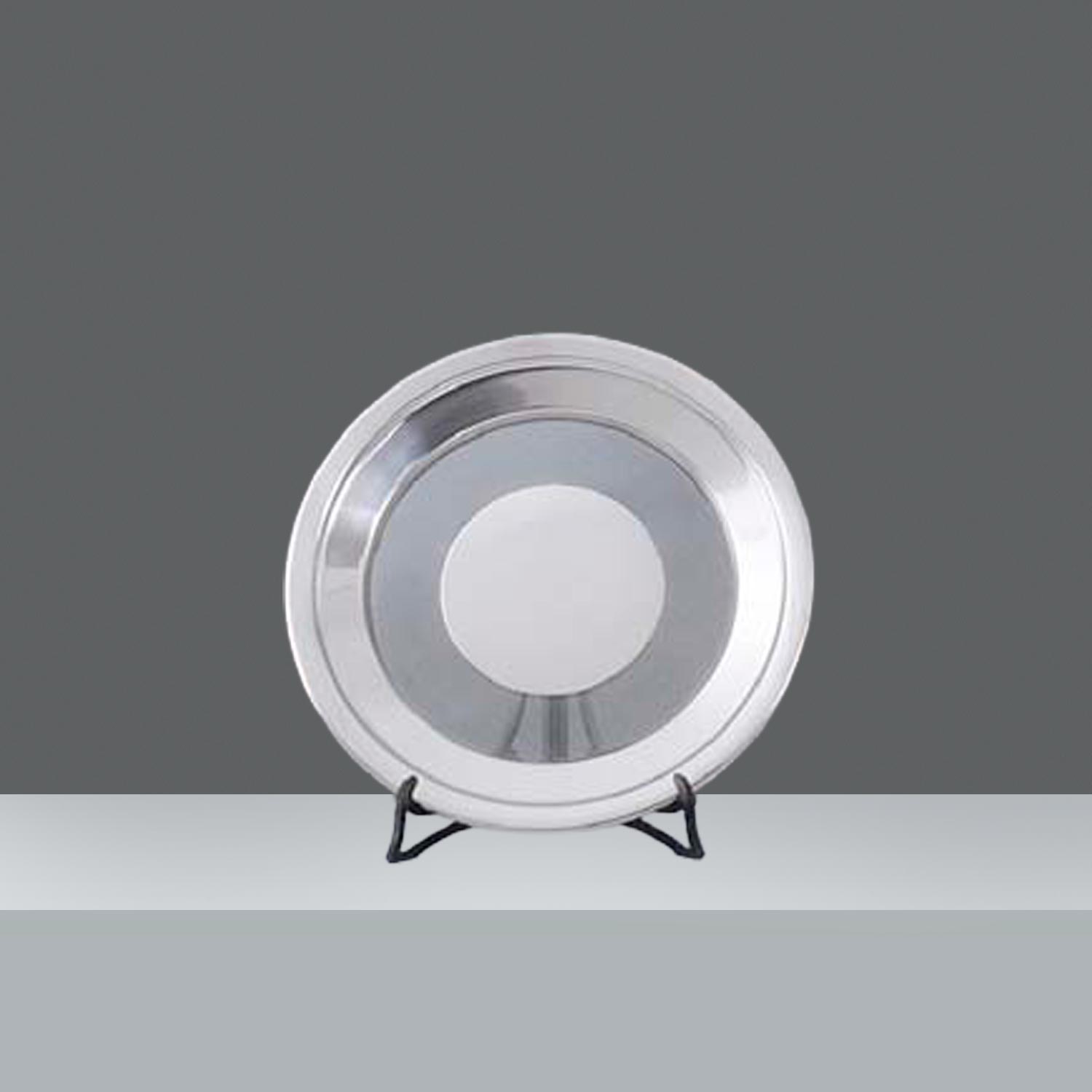 PLATO CON VIDRIO 24cm