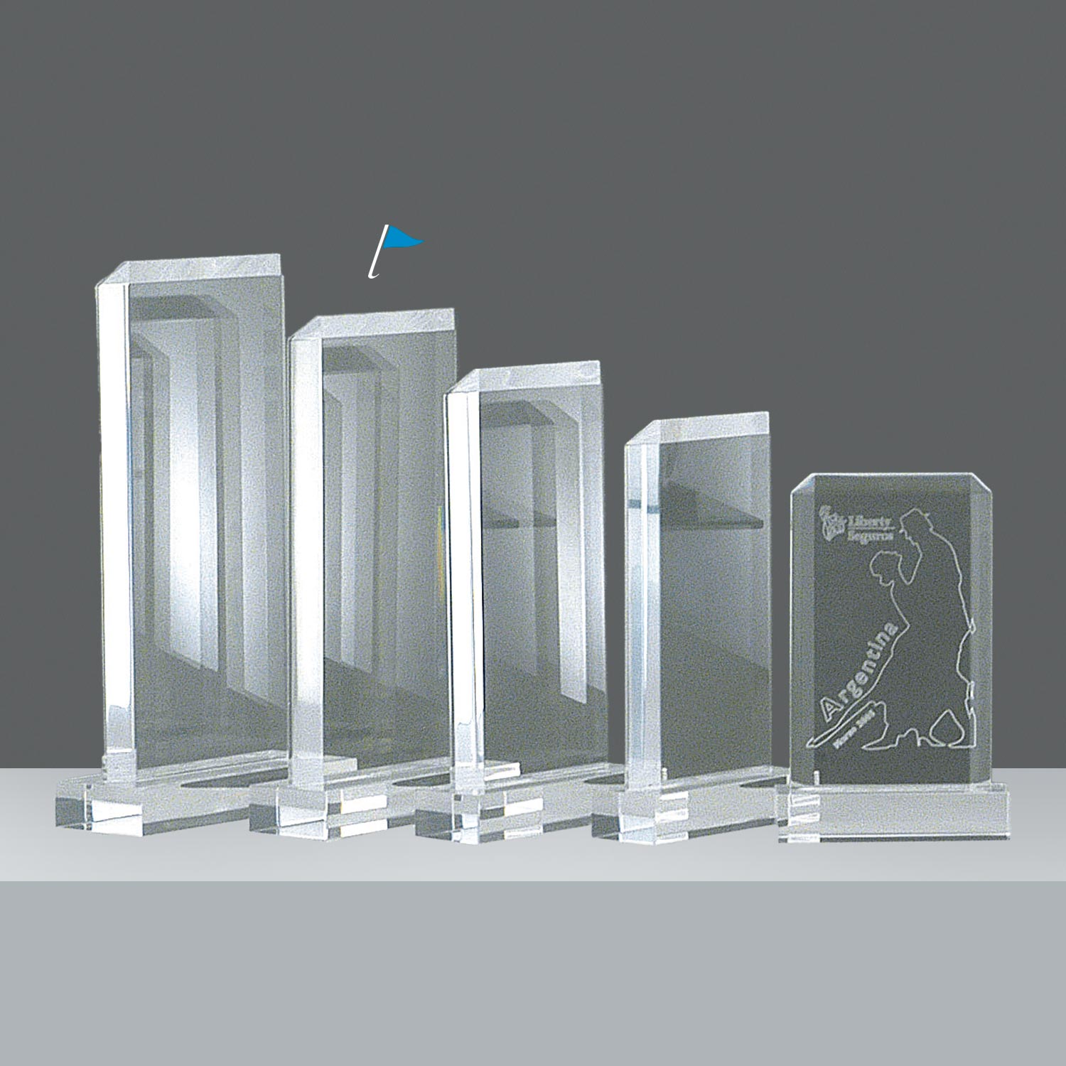 ACRILICO RECTANGULAR Nro 4 31 x 17 cm