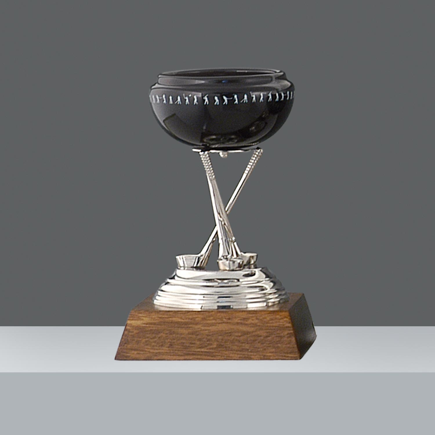 COPON CERAMICA PIE 3 PALOS NEGRO Nº3 h.27cm