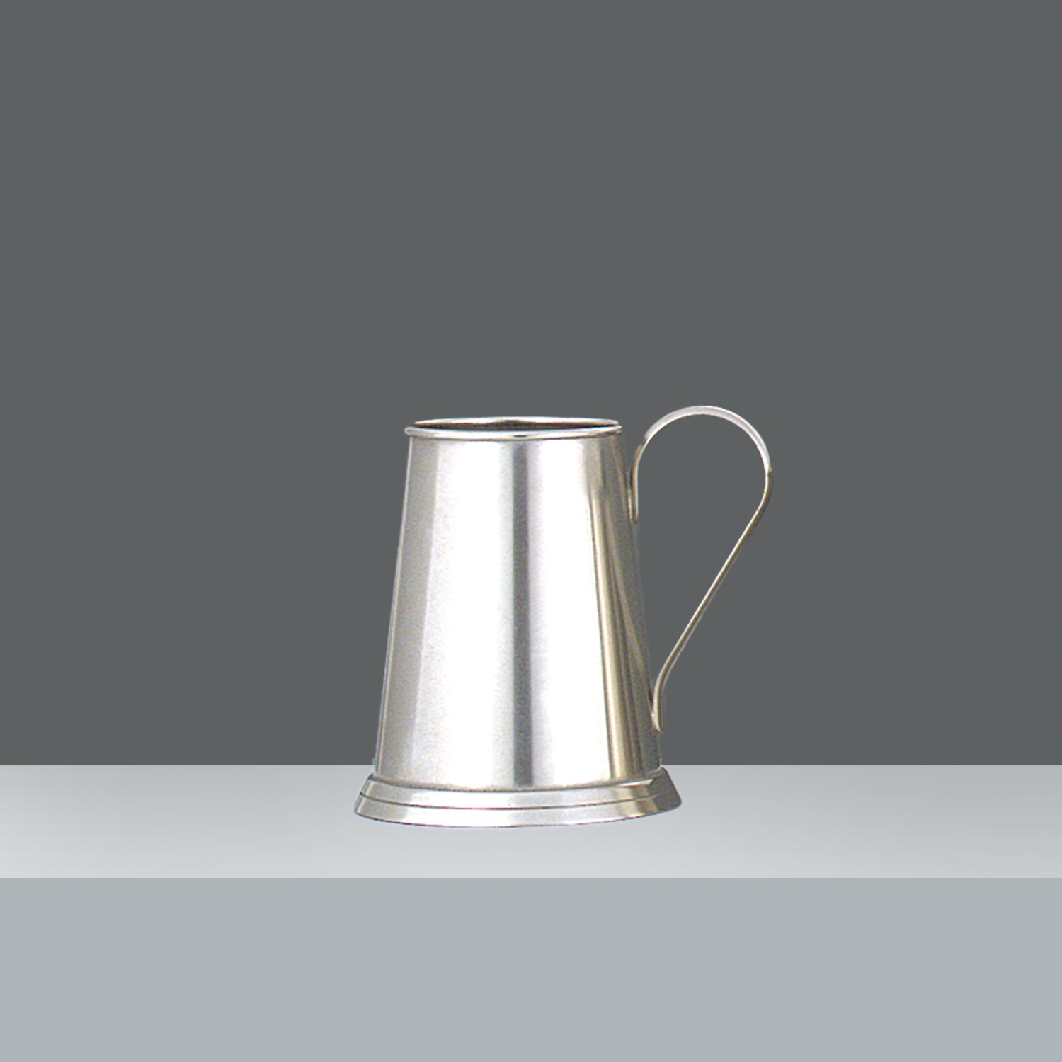 JARRO ALEMAN LISO Nº4  h.17cm - OLD SILVER