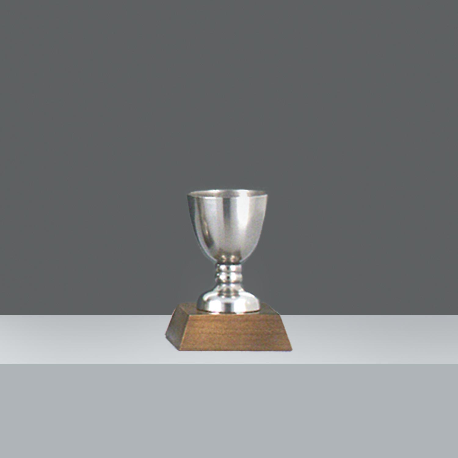 COPA CLASICA LISA Nº1  h.10.3cm - OLD SILVER