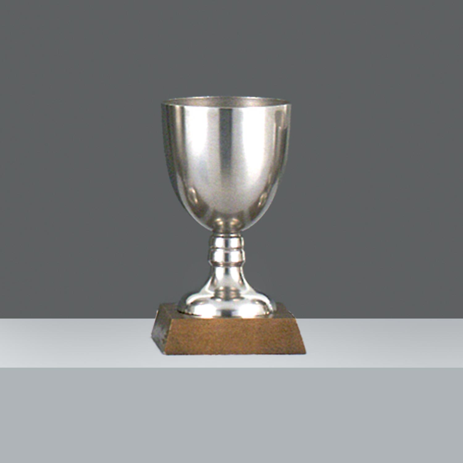 COPA CLASICA LISA Nº4  h.15.5cm - OLD SILVER