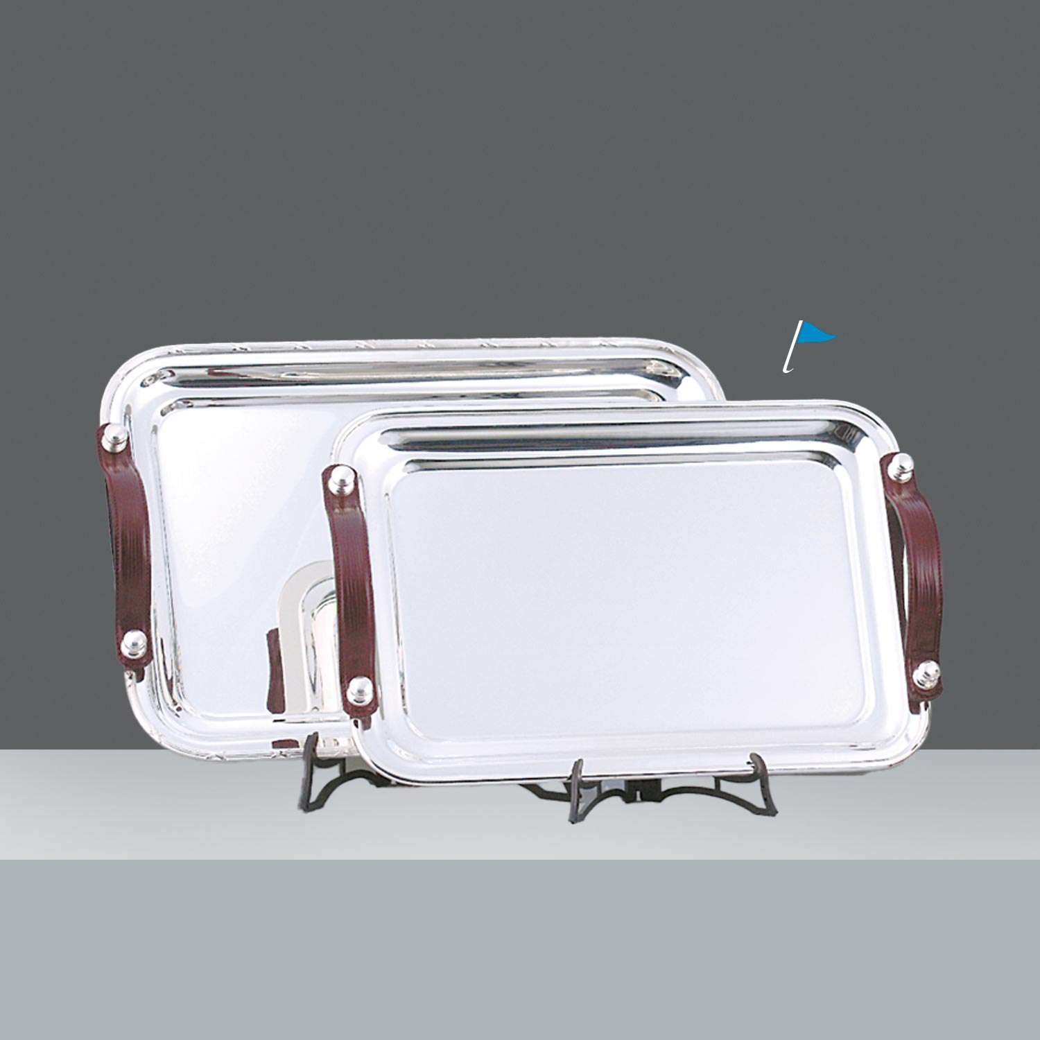 BANDEJA SEVILLA C/ASAS 26X38 C/CUERO