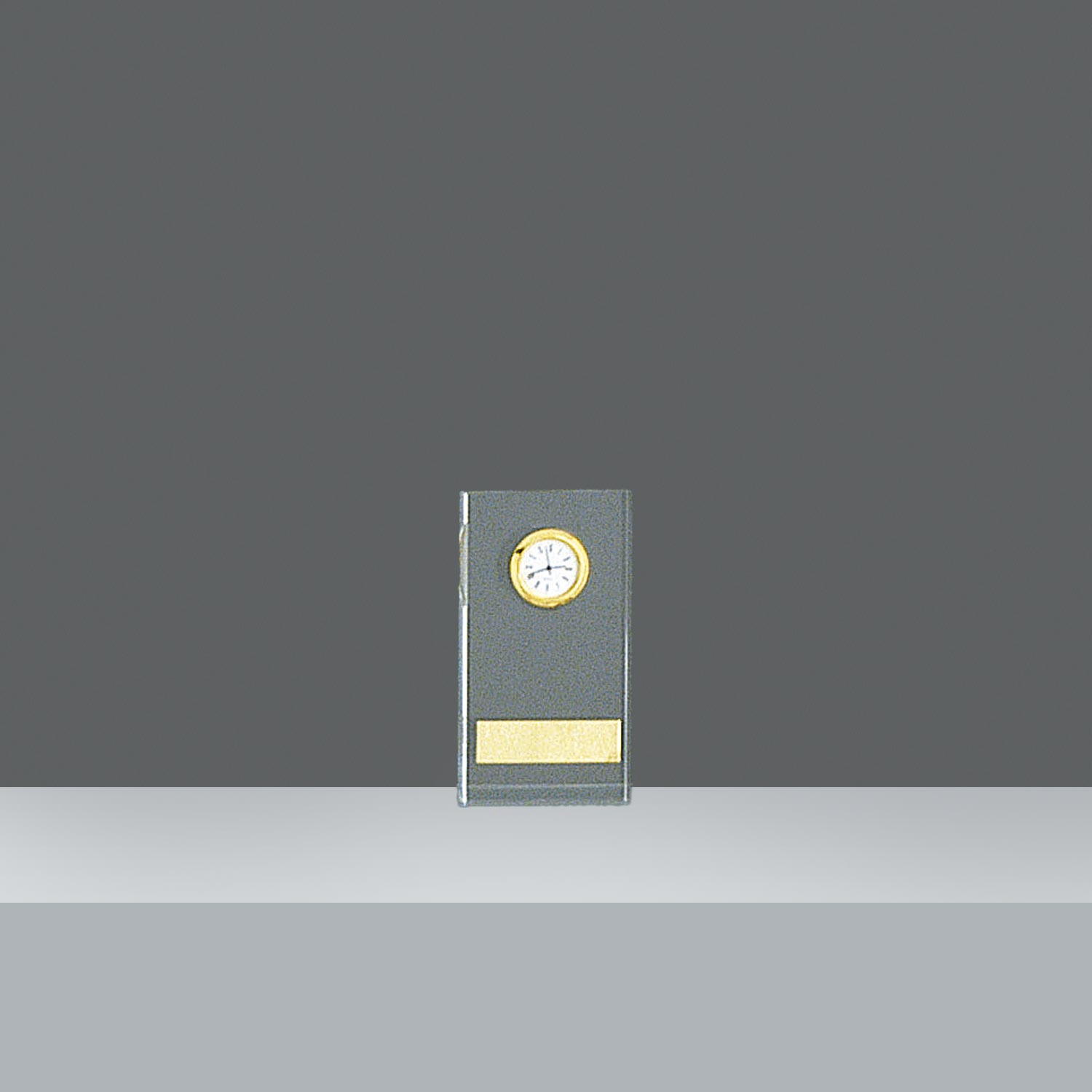 RELOJ BLOCK ACRILICO RECTANGULAR NRO 1  12 cm