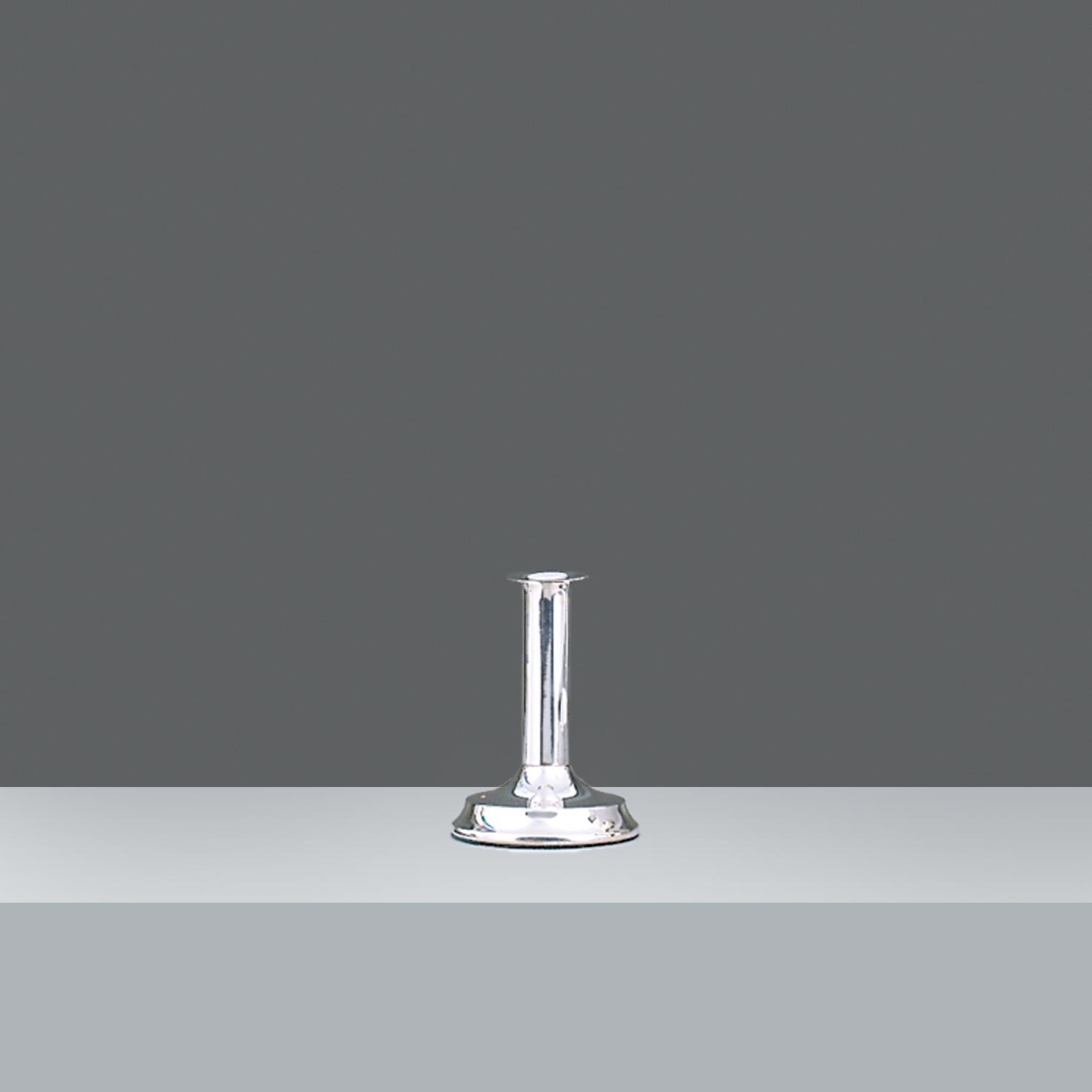 CANDELABRO ALTO LISO 1 LUZ h.13.5cm