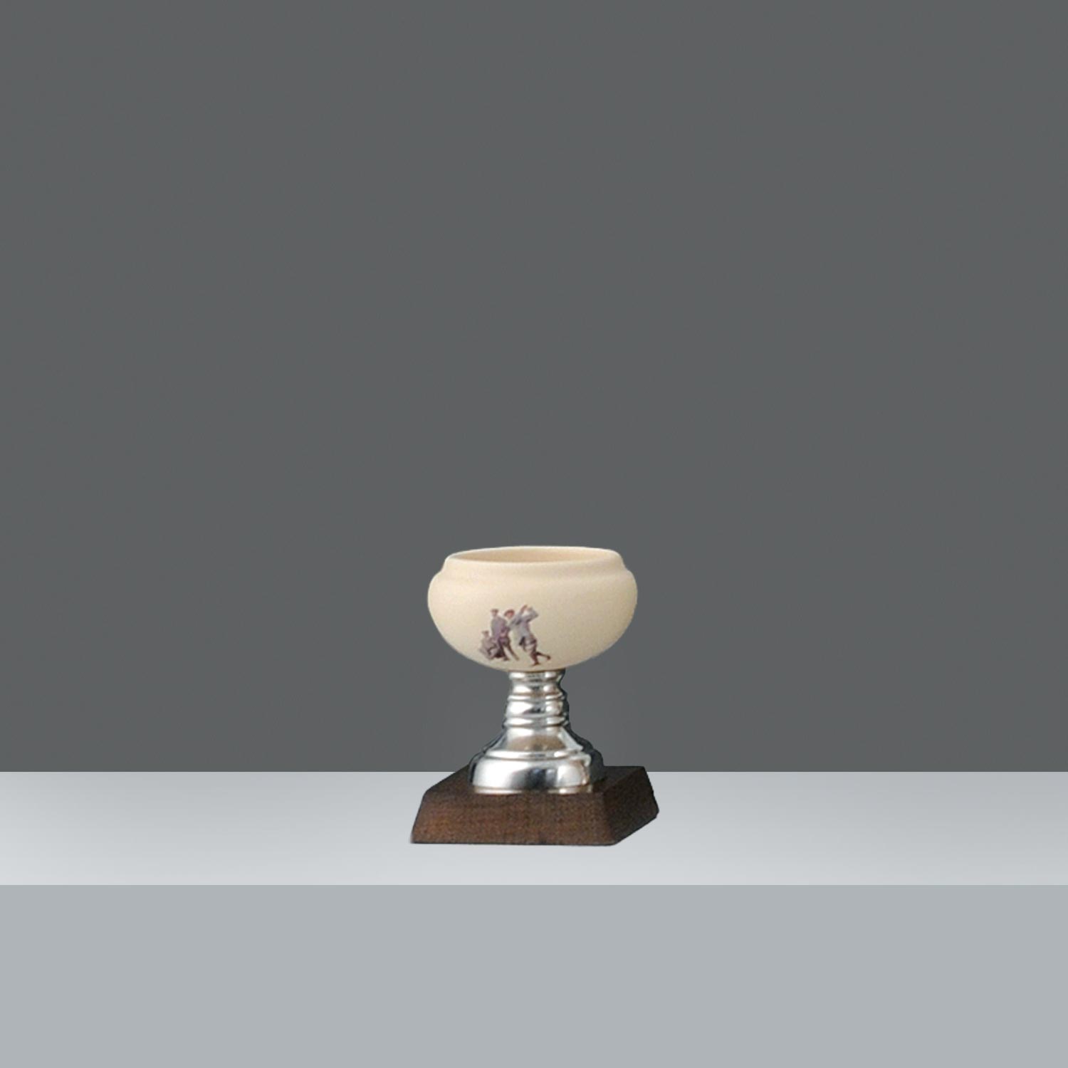 COPON JUGADORES ANTIGUOS CERAMICA PIE SCOTCH Nº1 h. 12 cm