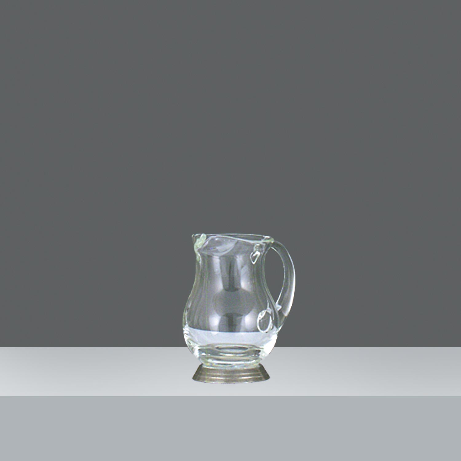 JARRA VIDRIO Y PELTRE1/4L