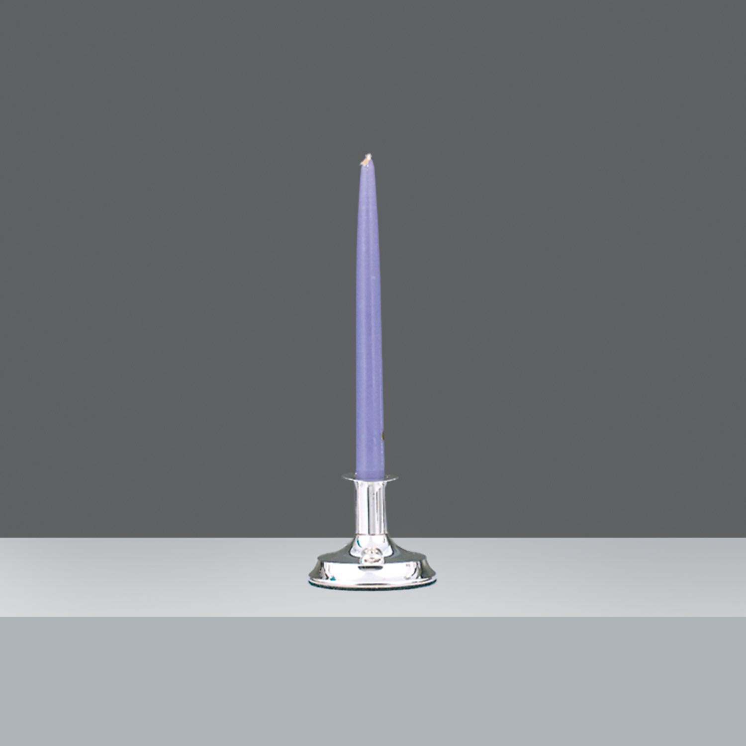 CANDELABRO BAJO LISO 1 LUZ h.9cm