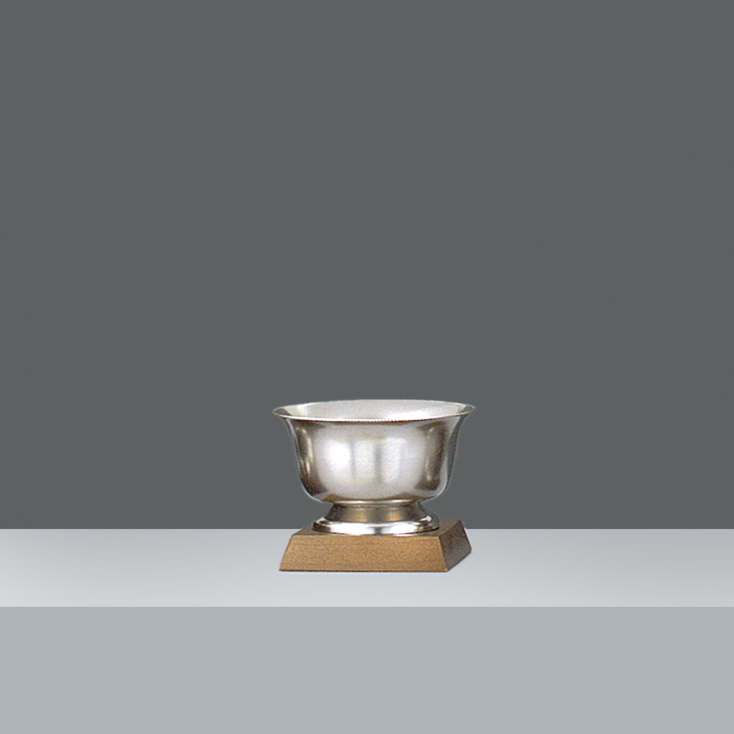BOWLS LISO Nº4  h.10.3 ø 13cm - OLD SILVER