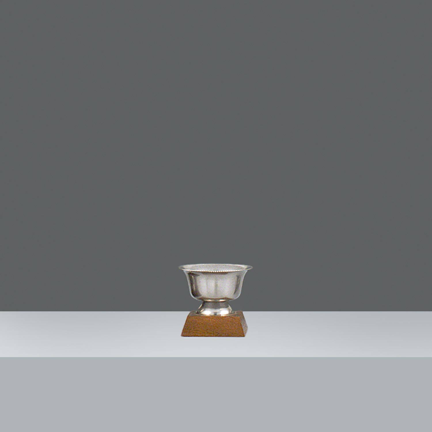 BOWLS LISO Nº1  h.7.3 ø 8cm - OLD SILVER