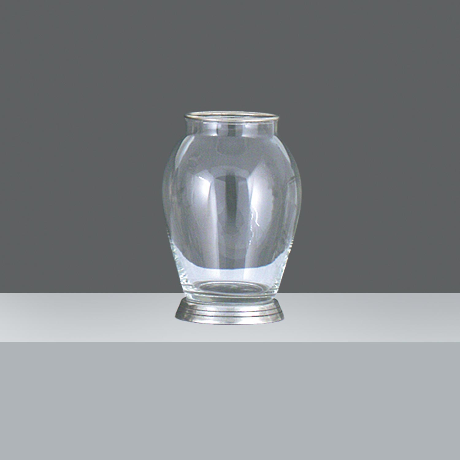 FLORERO ARPLAT CON APLIQUE h.17.5cm