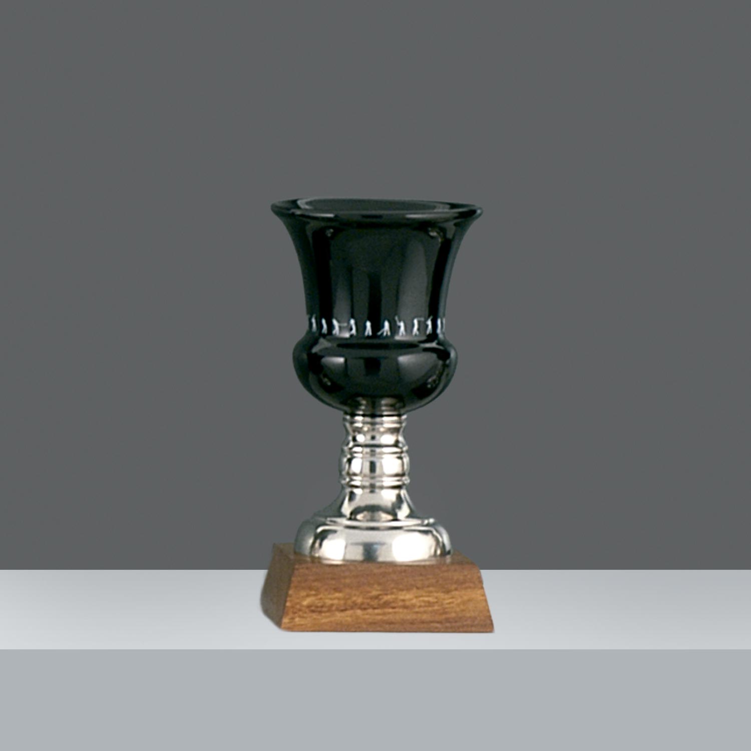 COPA CERAMICA MEDIT Nº3 P.ALTA NEGRA h.22.5cm