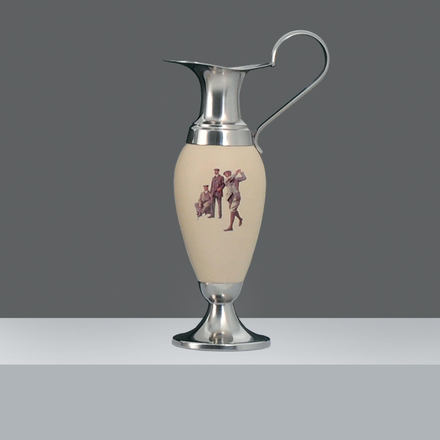 ANFORA CERAMICA JUGADORES ANTIGUOS Nº3  h. 31.5 cm