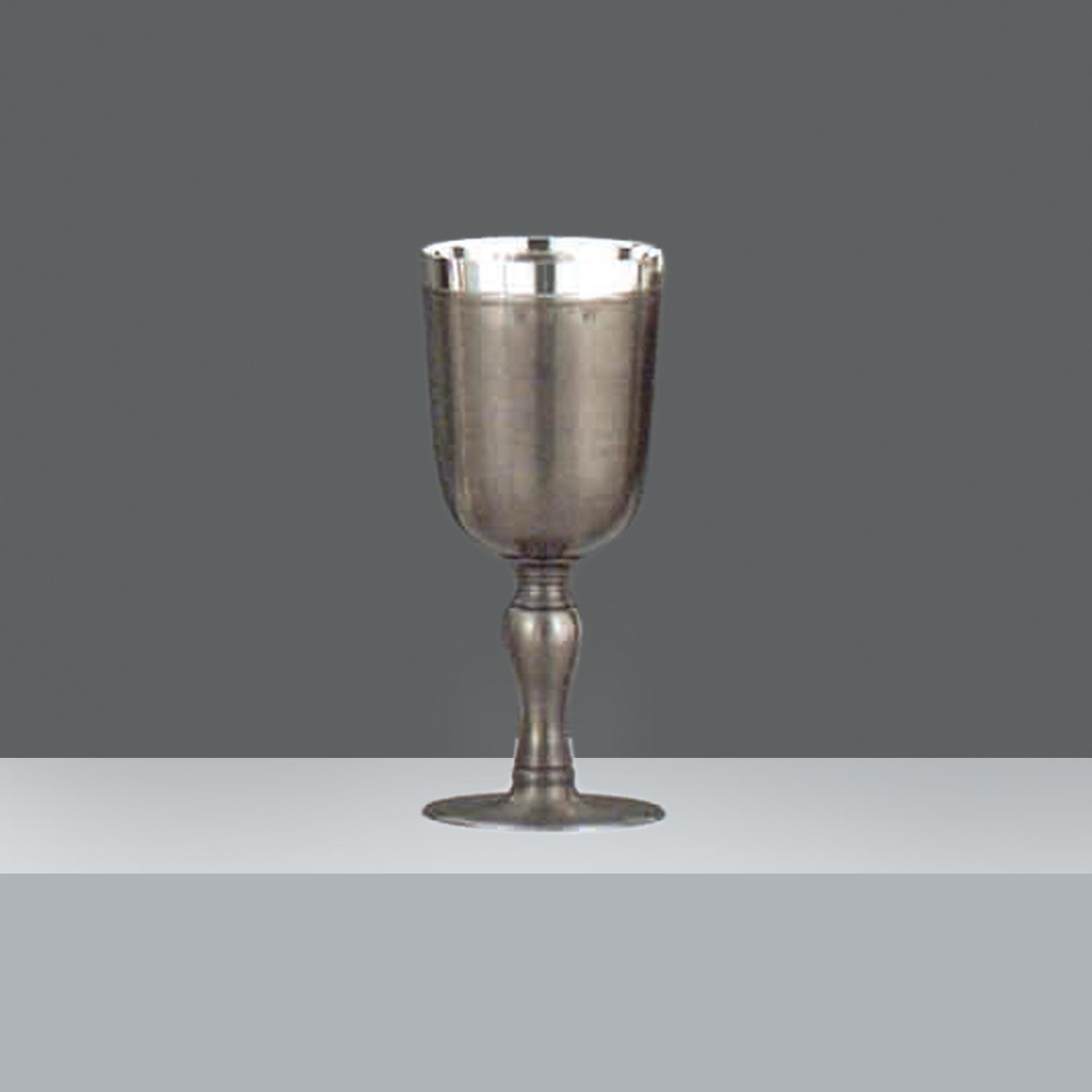 COPA P/AGUA PELTRE h.16.5cm