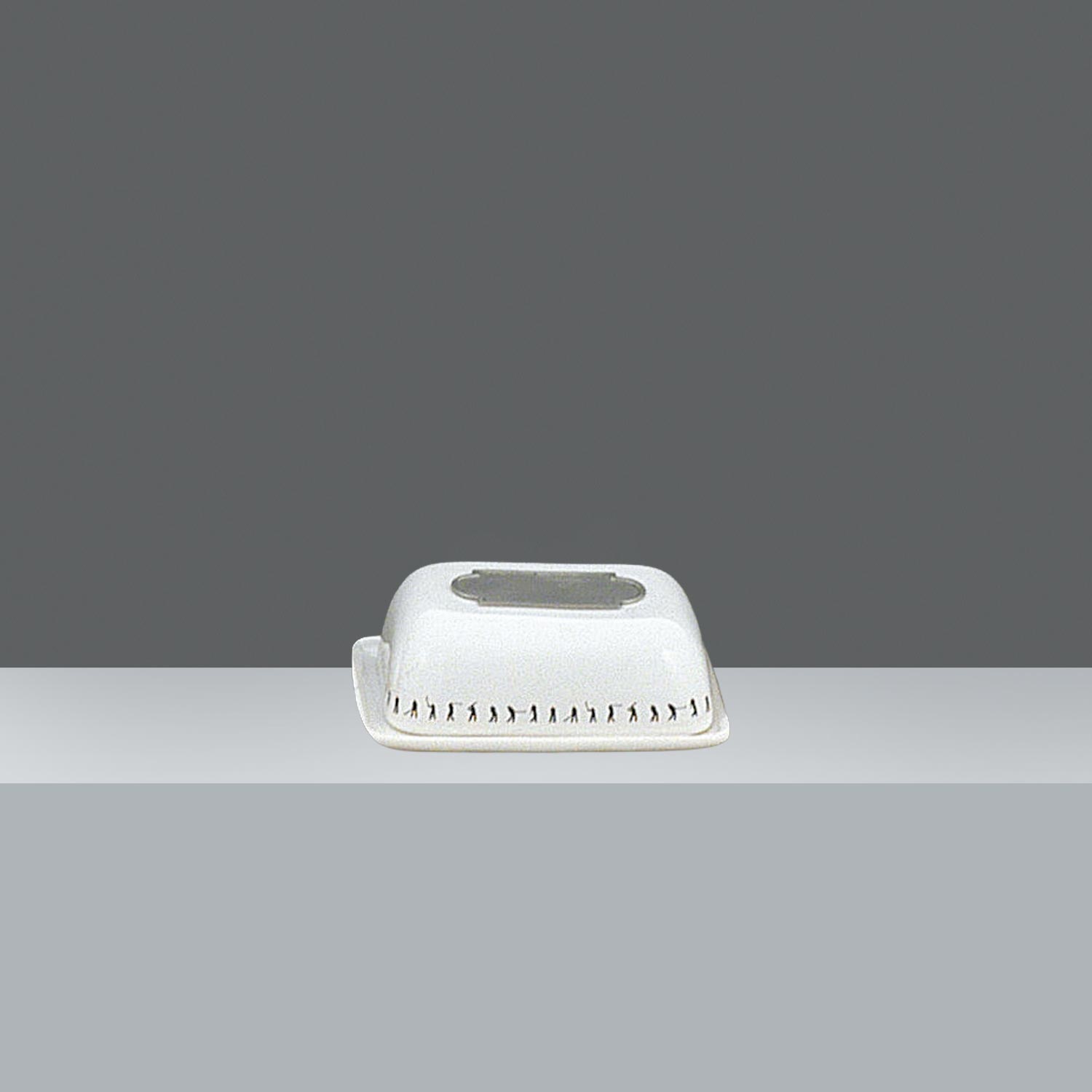 MANTEQUERA CERAMICA  h. 6 cm  - ancho 18 cm