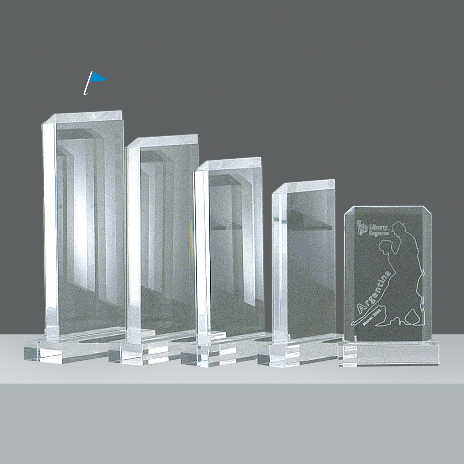 ACRILICO RECTANGULAR Nro 5  34 x 18 cm