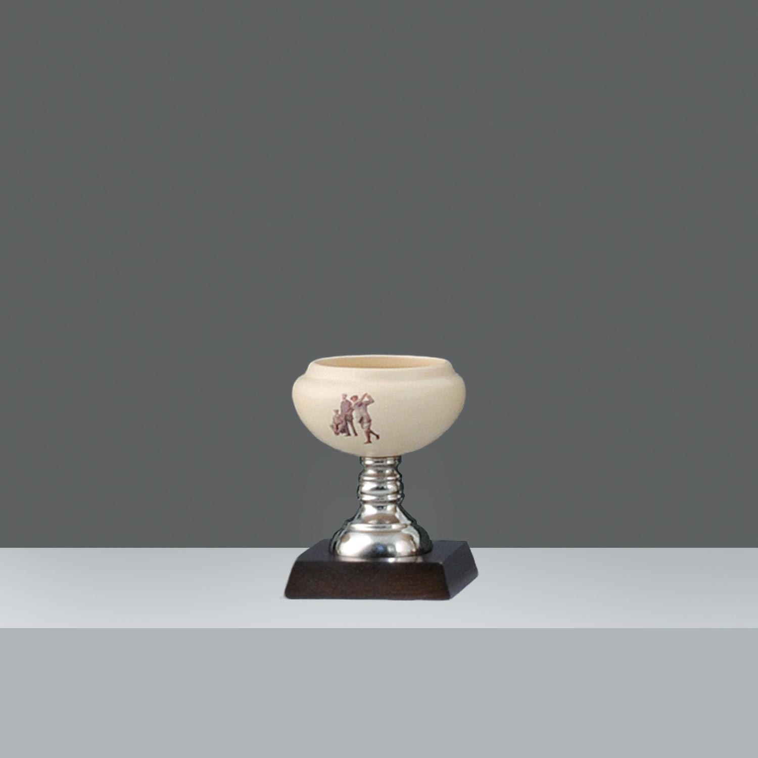 COPON JUGADORES ANTIGUOS CERAMICA PIE SCOTCH Nº2 h. 14 cm