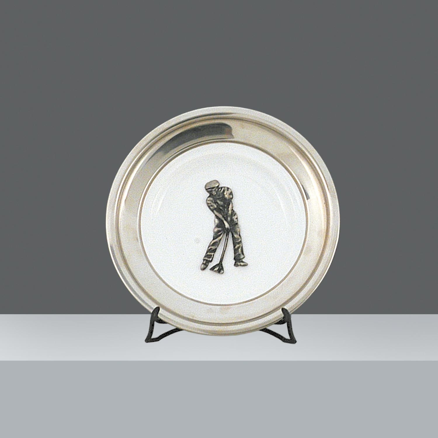 PLATO LISO CERAMICO 26CM C/AP. GOLFISTA
