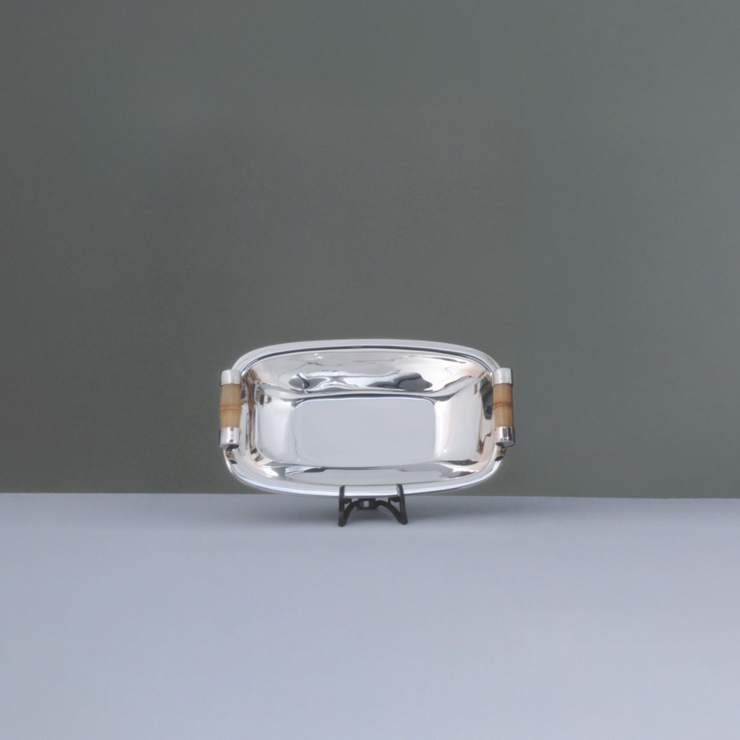 BANDEJA DE CAÑA OVAL 29x16cm