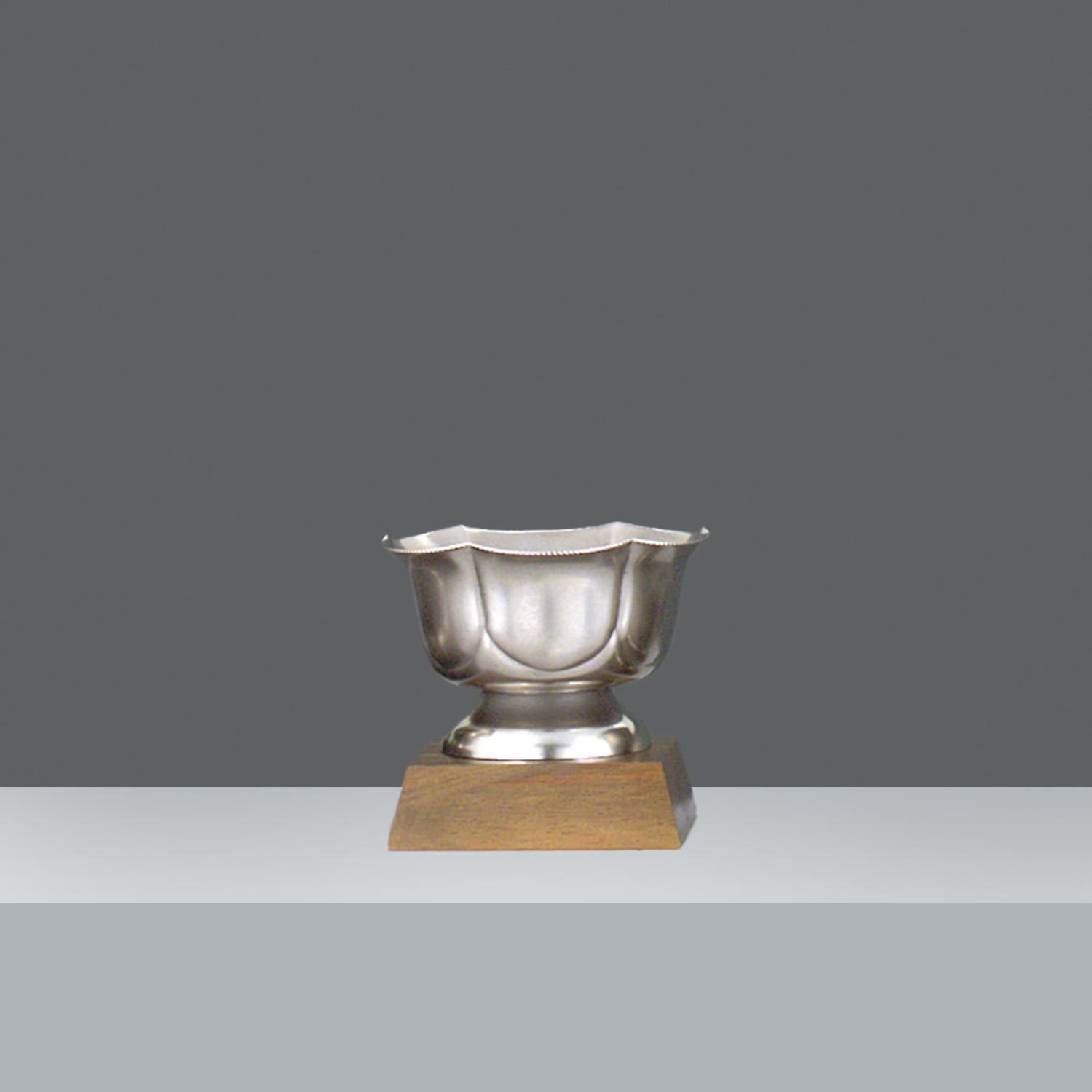BOWLS A GAJOS Nº5 h.12.5 ø 15cm - OLD SILVER