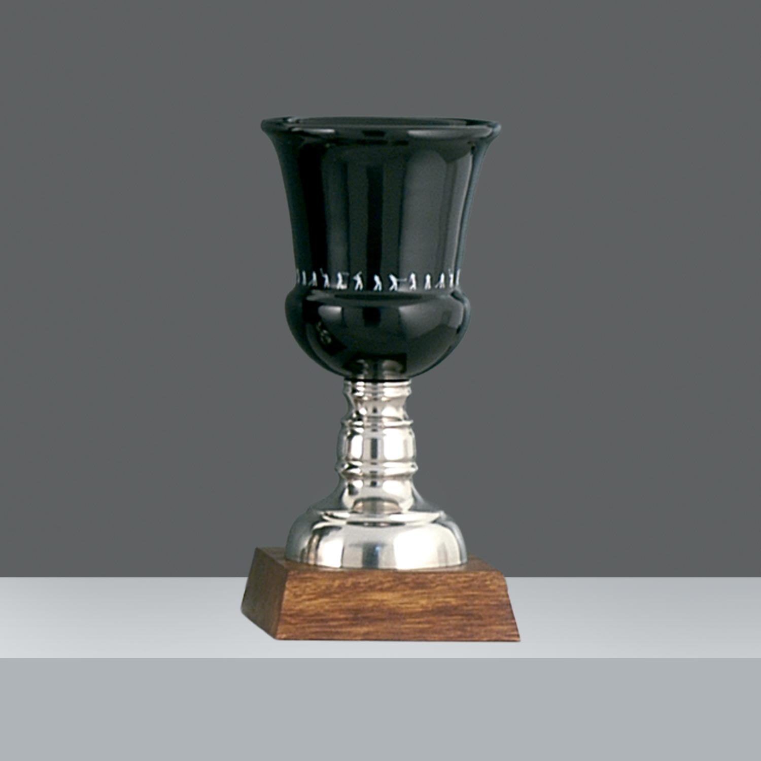 COPA CERAMICA MEDIT Nº4 P.ALTA NEGRA h.26cm