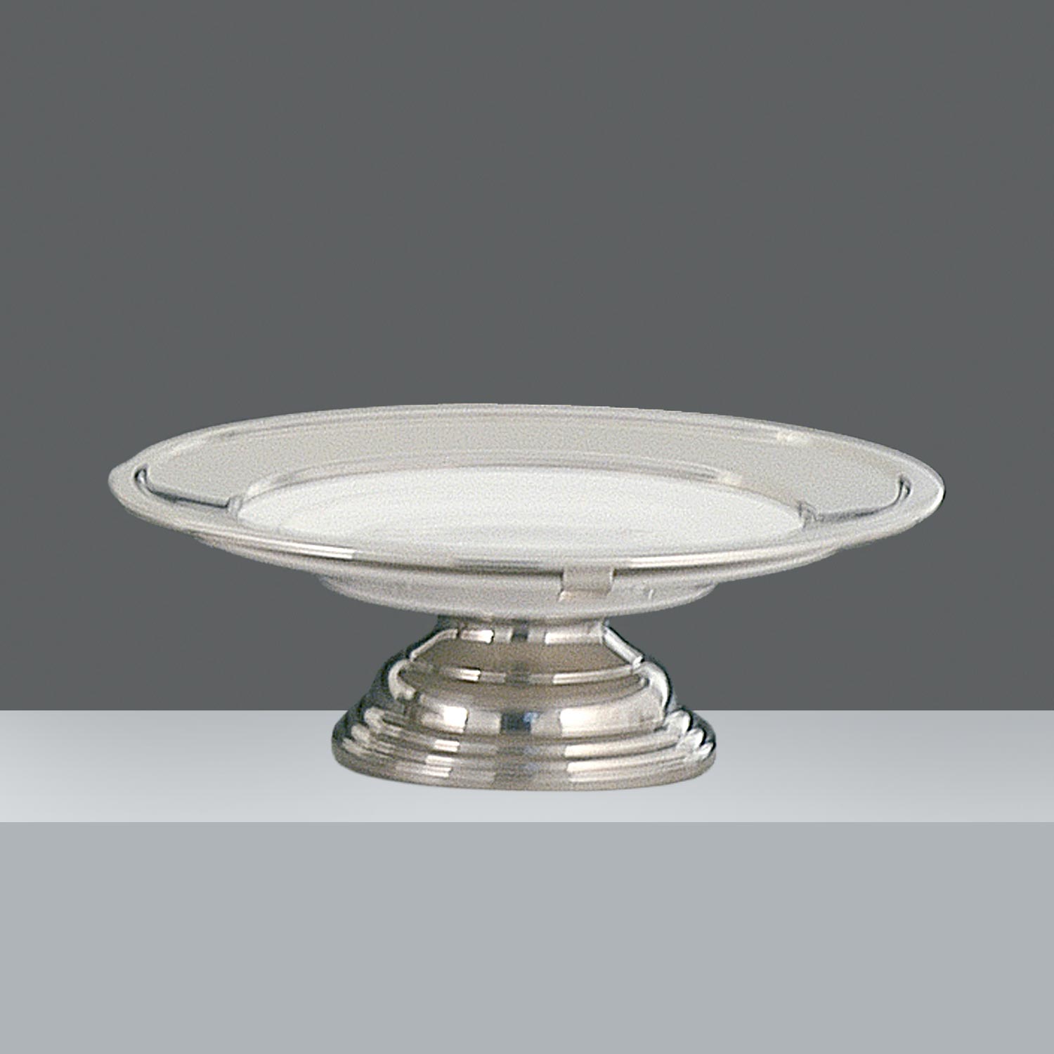 PLATO CERAMICA C/PIE ø35cm