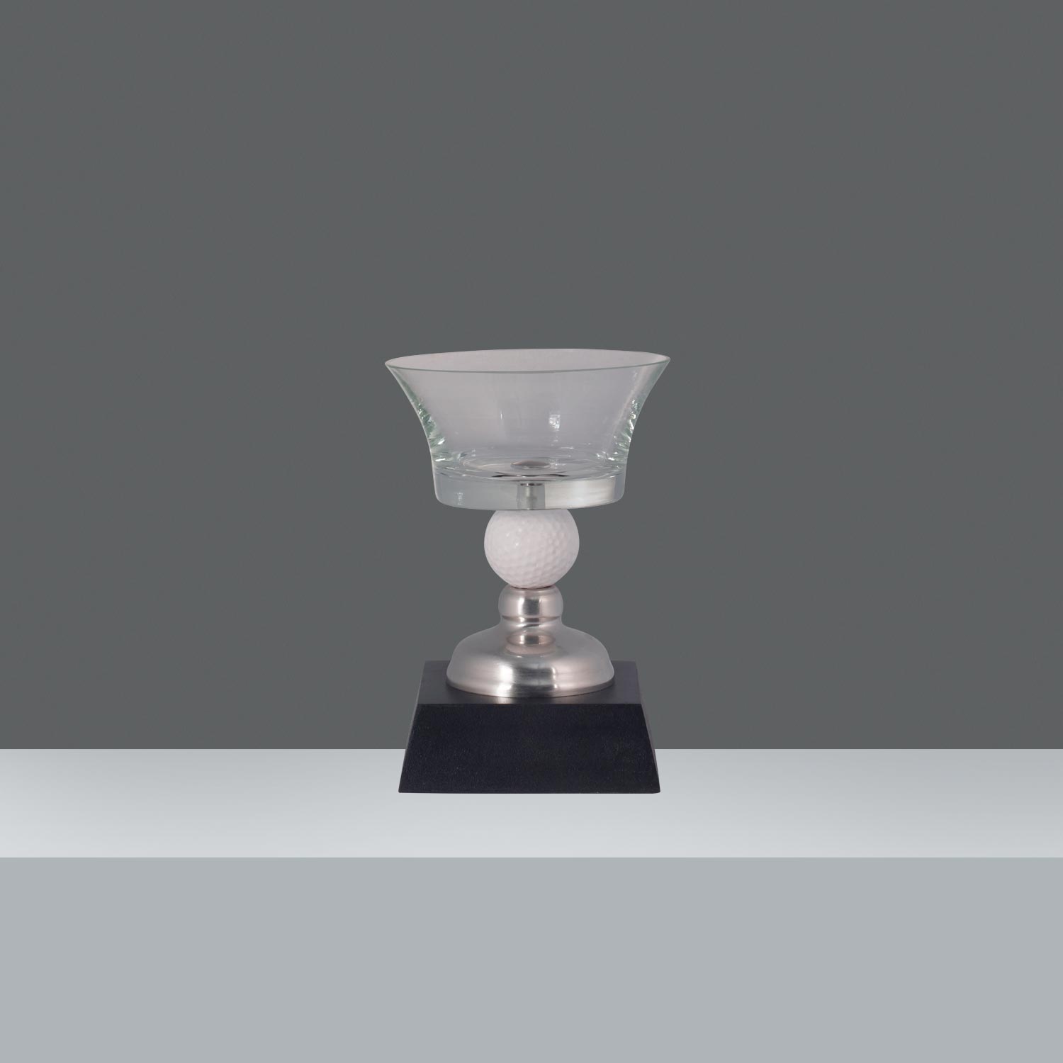 COPA OREFORD ALTA CRISTAL Nº3 h 15.5cm CON PELOTA GOLF