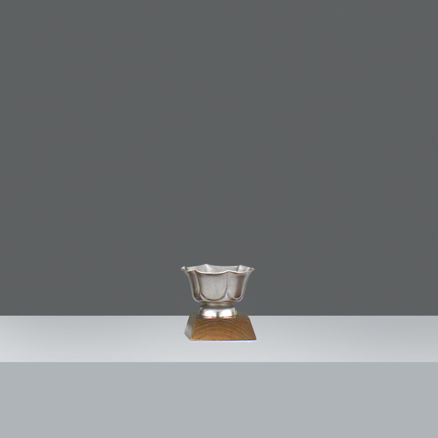 BOWLS A GAJOS Nº1 h.7.3 ø 8cm - OLD SILVER